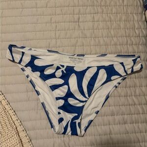 Solid & Striped Blue and White Bikini Bottom
